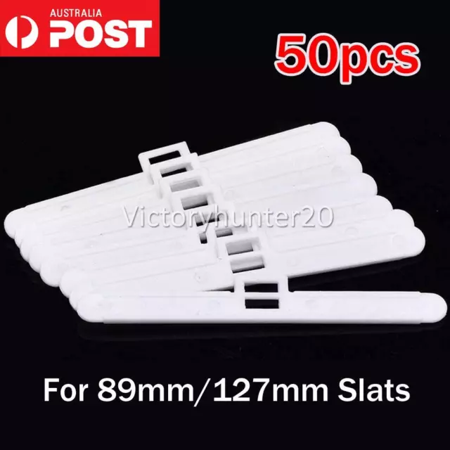 20pcs Vertical Blind Clips Hangers To Fit For 89mm Slats Double