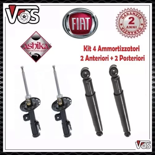 Kit 4 Ammortizzatori Ashika Per Fiat Punto 188 1.2 8V 16V 1.3 Jtd 16V