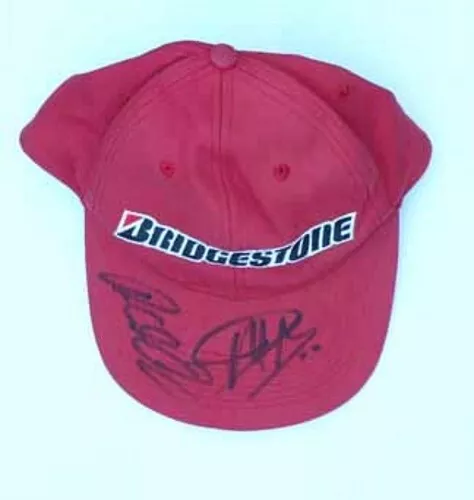 H-H Frentzen & Pedro De La Rosa - Formula 1 - Cappellino da baseball firmato - COA (24699)