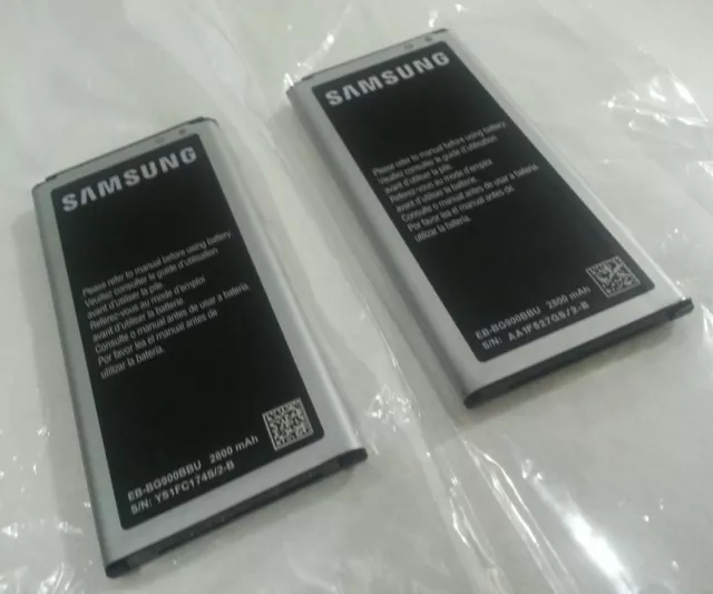 2 Samsung Galaxy S5 Battery,  EB-BG900BBU EB-BG900BBC 2800mAh 3.85v OEM  c130.dr