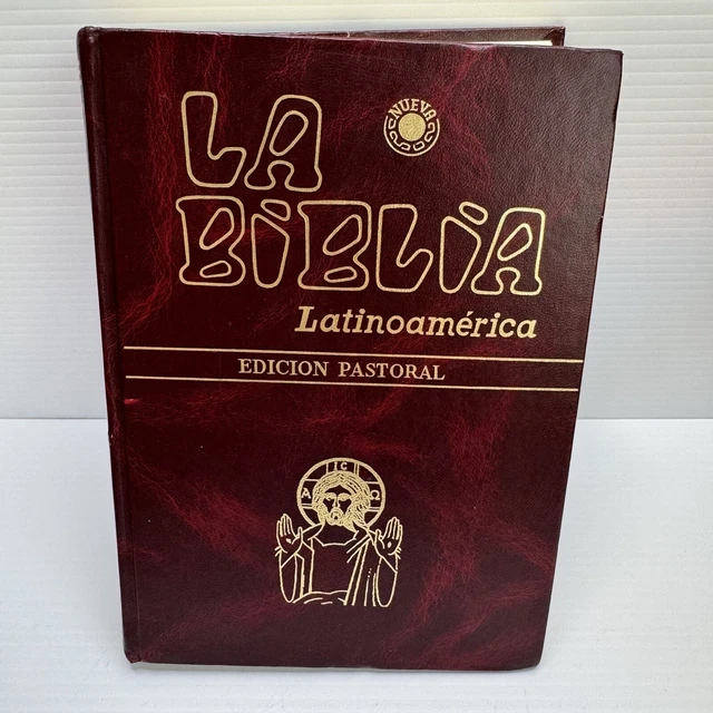 SPANISH BIBLE LA Biblia Latinoamerica Religion Pastoral Bolsillo Tapa ...