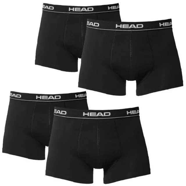 4 er Pack Head Boxershorts / Schwarz / Größe S / Herren Unterhose