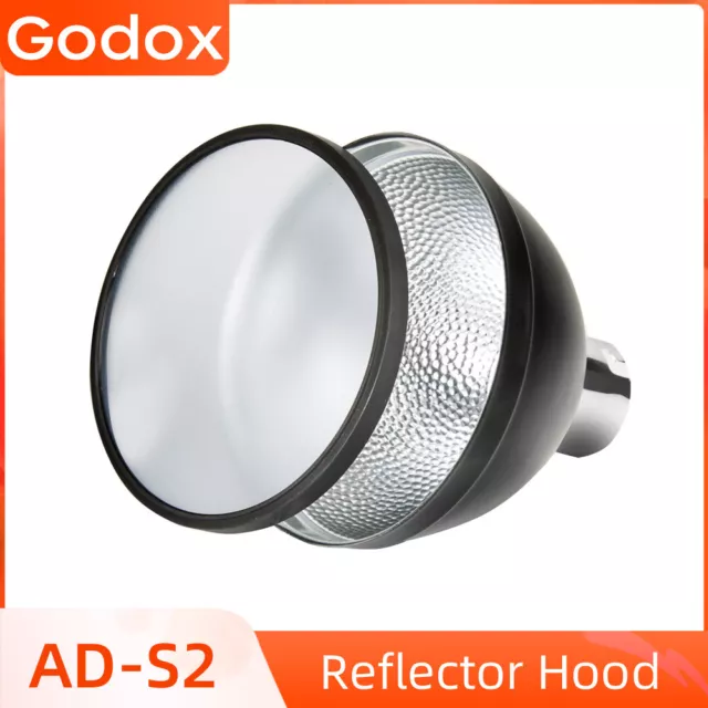 Godox AD-S2 Standard Reflector with Soft Diffuser for AD200 AD200Pro Flash