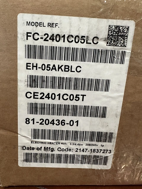 Carrier Tutco FC-2401C05LC Heat Strip  New Free Shipping