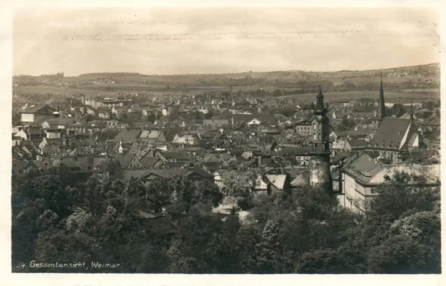 AK, Ansichtskarte, Weimar - Gesamtansicht;  5026-193