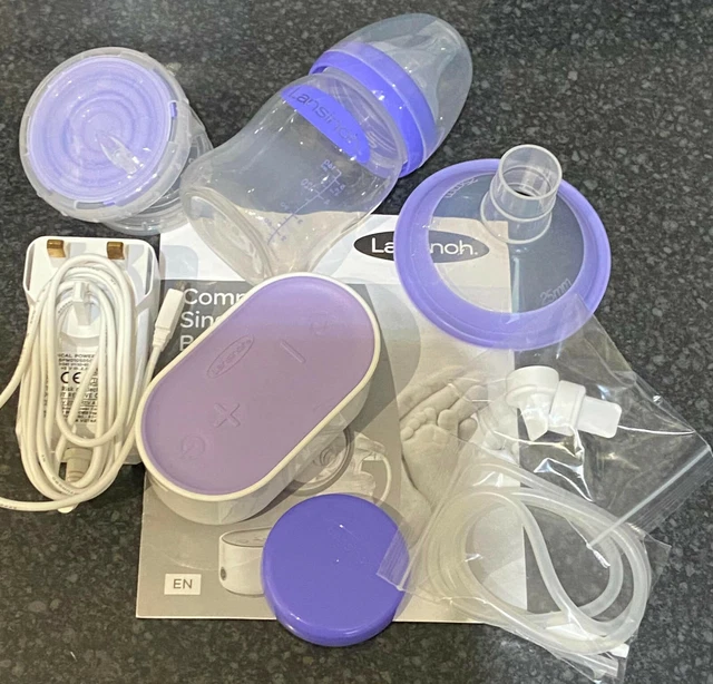 **Lansinoh Breast Pump Compact Single Electric Breastpump - NEW NO BOX**