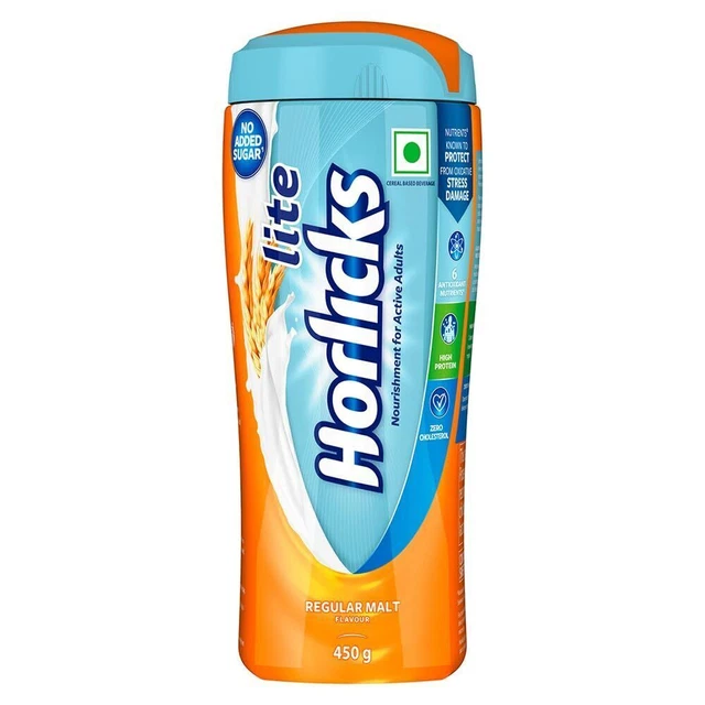 HORLICKS LITE POWDER For Active Adults High Protein Zero Added Sugar