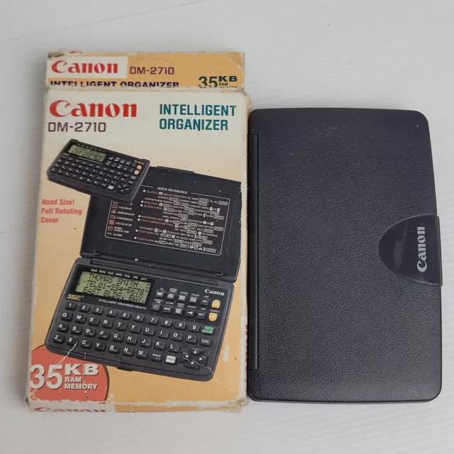 Canon DM-2710 Intelligent Organizer Phone Book, Memo, Schedule, Calendar PDA