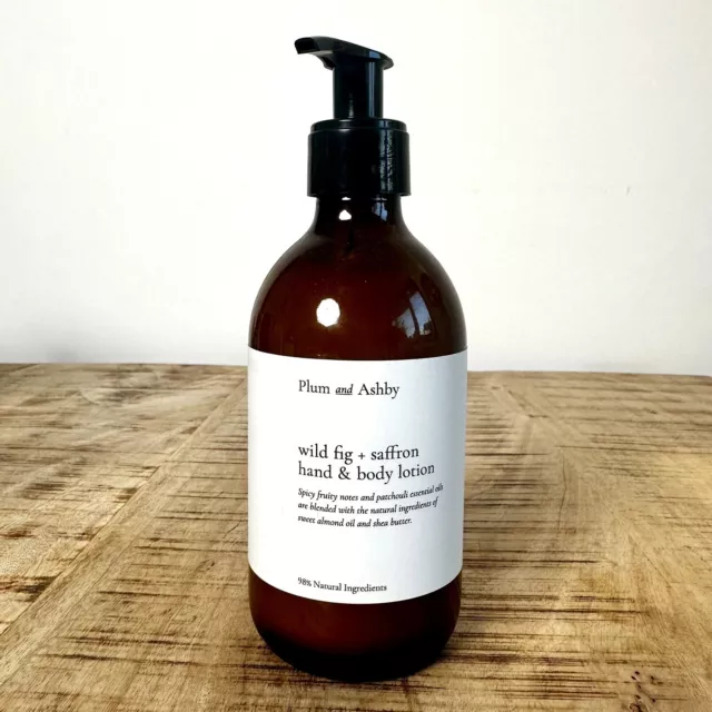 Plum & Ashby Wild Fig & Saffron Hand & Body Wash - BRAND NEW UNUSED