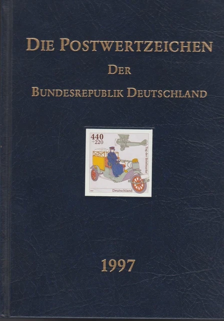 Jahrbuch 1997 Deutsche Bundespost komplett Postfrisch mit Blöcken