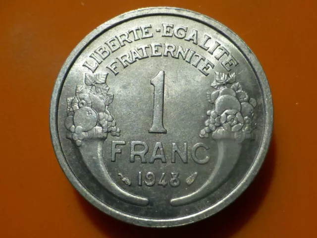 1 FRANC - MORLON (Alu) - 1948 - RECHERCHEE & RARE QUALITE SUP à SUP+ !