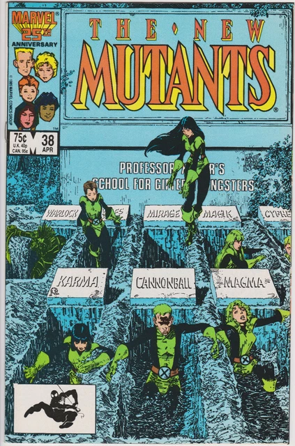 New Mutants #38,  Vol. 1 (1983-1991) Marvel Comics