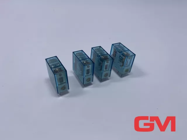 VE 4x relè a spina Finder 403170240000 relè plug-in 40.31.7.024.00000 10A blu