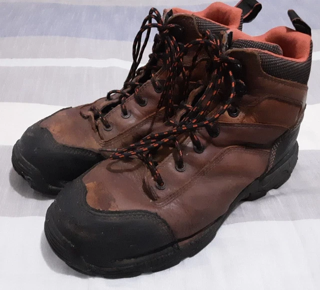 DANNER CORVALLIS BROWN Leather Work Boots Safety Toe 17601 Gore