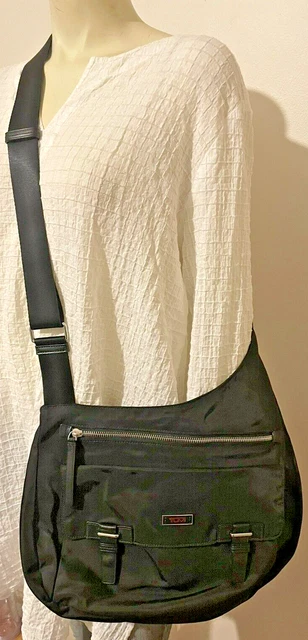 Never Used!  TUMI Black Nylon Ballistic Crossbody Shoulder Purse