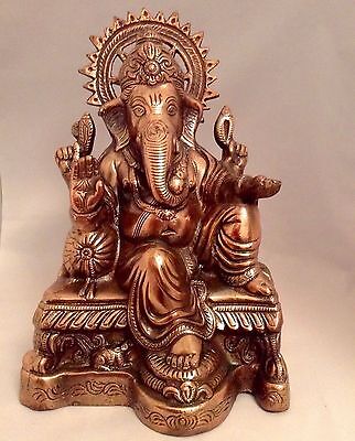 Statuetta Ganesh in bronzo Ganesha Induismo 