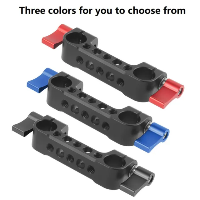 NEW 15mm Rail Rod System 15mm Pipe Clamp Base Photography Guide Rail Accessories