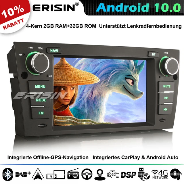 Android 10 GPS Autoradio Navi für BMW 3 Serie E90 E91 E92 E93 DAB+CD DSP CarPlay