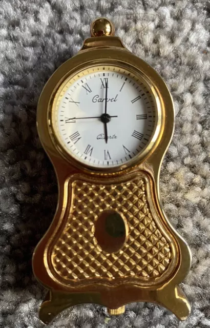 Carvel Brass Carriage Clock Miniature