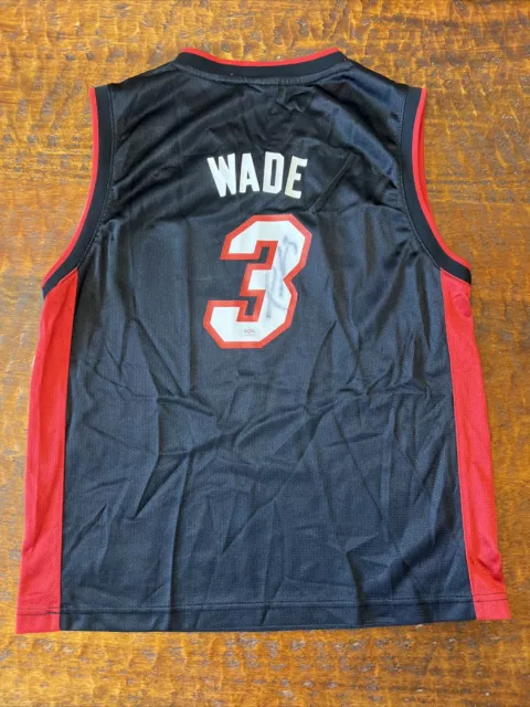 Dwyane Wade Signed Miami Heat Jersey PSA DNA Coa Autographed