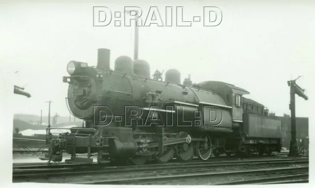 9B677 RP 1950s DELAWARE & HUDSON RAILROAD 0-8-0  LOCOMOTIVE #98