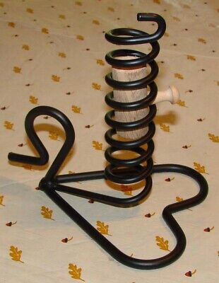 Amish Hand Crafted Wrought Iron Courting Candle Holder USA Made A Fathers Must