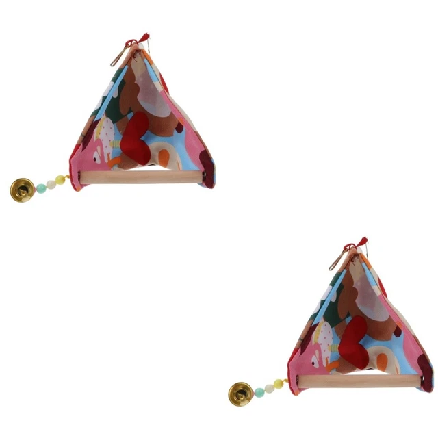 snuggle bird hammock 2x Vogel Nest Nymphensittich Kauen Spielzeug Papagei Schupp