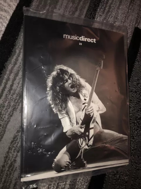 Music Direct Catalog 2022(sealed New) Eddie Van Halen Classic Shot On Cover