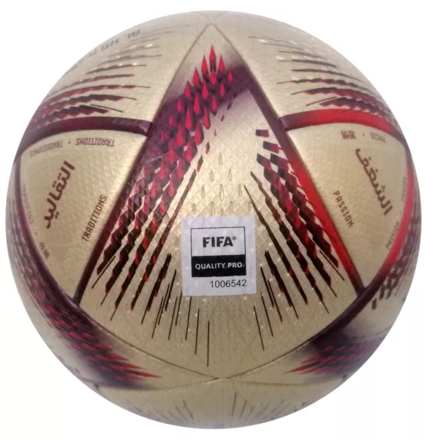 Adidas AL-Hilm PRO Gold HC0437 Finale WM 2022 Profi Matchball Spielball Rechnung 3