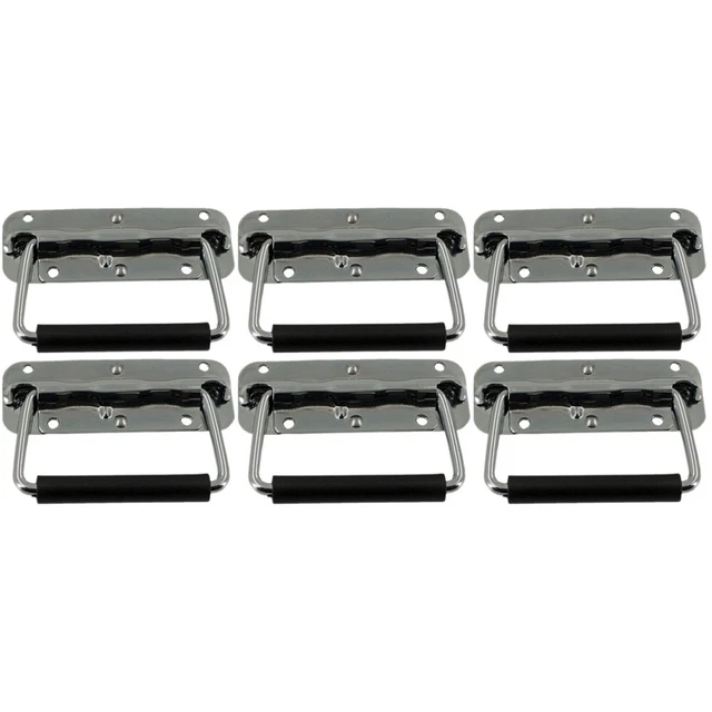 6 PCS Heavy Duty Maniglie Petto Maniglia Pieghevole Tool Box Maniglia