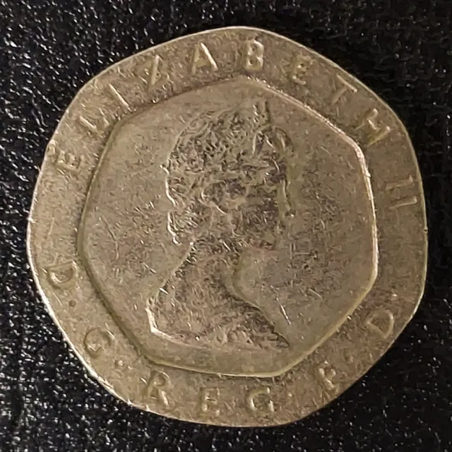 1982 Great Britain 20 Pence Coin