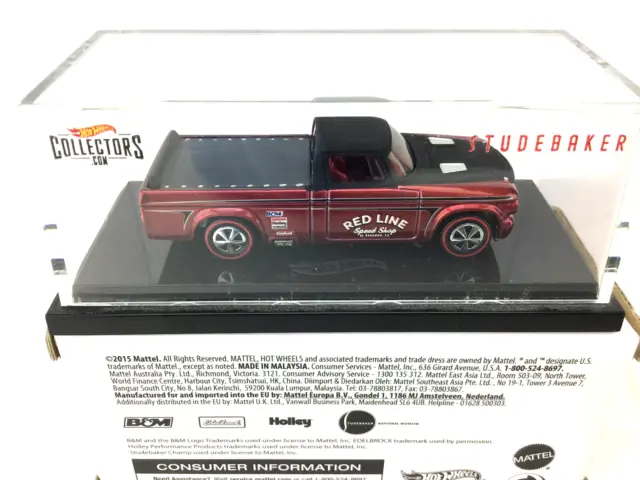 RLC 1963 Studebaker Champ Pickup Red Line Speed Shop HWC Exclusive # 04856