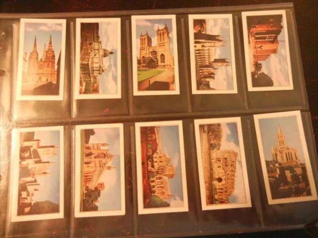 1954 ReddingsTea CATHEDRALS OF GREAT BRITIAN Westminster Trading set 25 cards 3
