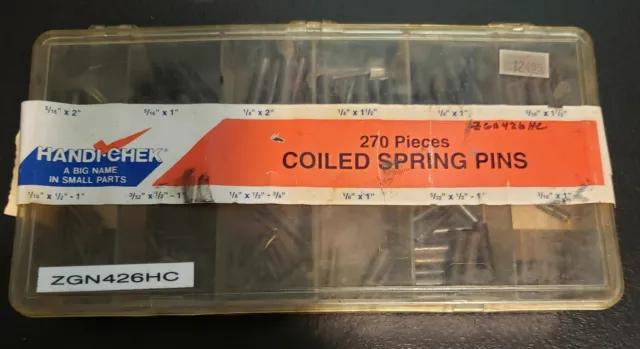 Vintage Handi-Chek Coiled Spring Pin Assortment ZGN426HC