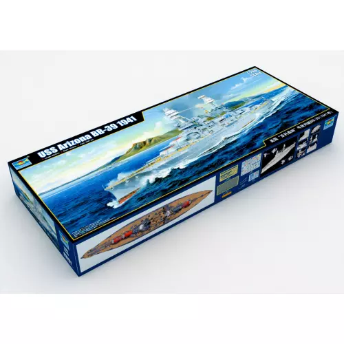 NAVE USS ARIZONA BB-39 KIT 1:200 Trumpeter Kit Navi Die Cast Modellino