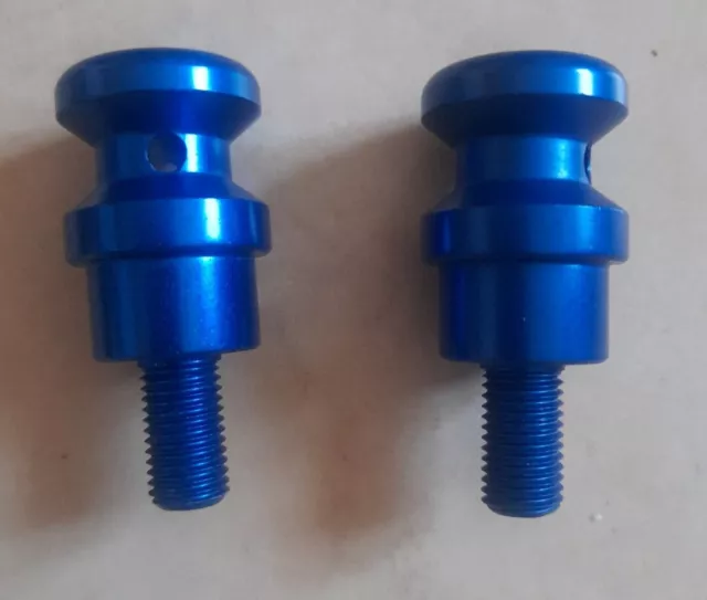 Coppia Supporti Cavalletto Moto Nottolini Accessori Alzamoto Col.blu Vite 10mm