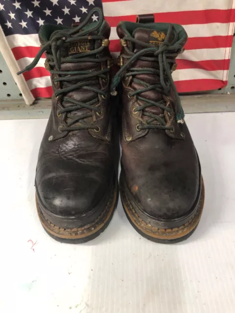 MENS PRE OWNED Georgia Giant Work Boots 10.5 W $12.00 - PicClick