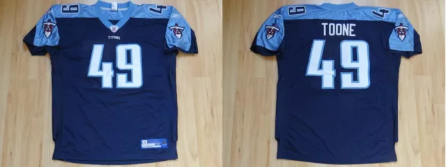 NFL Tennessee Titans Toone 49 Maillot Marine Authentique Football ONFIELD Jersey