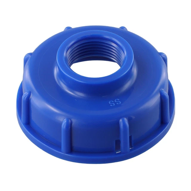 Thread Adapter Lid IBC TANK 3/4& Threaded Connection Cap Blue Plastic 60mm Inlet Adapter ...