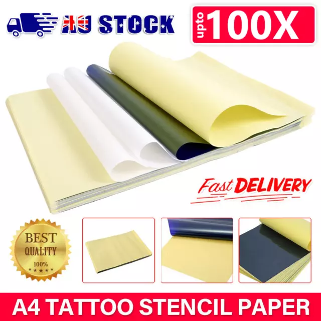 20-100X Tattoo Stencil Transfer Paper Thermal Carbon Tracing Copier Supplies