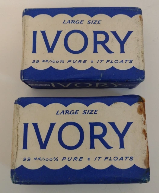 Large Ivory Soap Bars Unopened Original Vintage SEALED Lot Of 2
