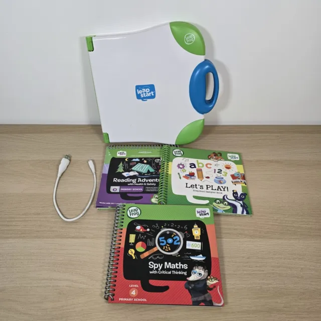 Leap Frog Leap Start Interactive Learning System Bundle With 3 Books