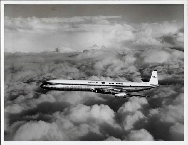 Sudan Airways De Havilland Comet 4 Original Vintage Manufacturers Photo Airline
