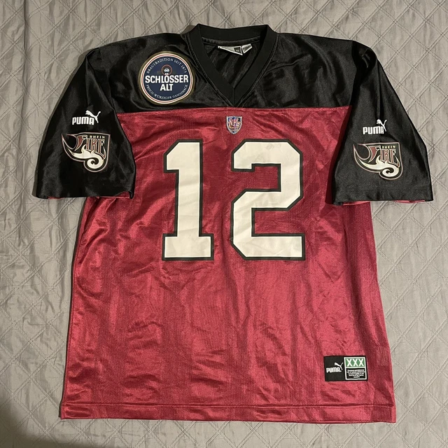Vintage Rhein Fire NFL Europe american football jersey #12 Puma Size XL