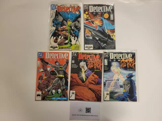 5 Detective Comics DC Comic Books #599 601 602 604 606 71 TJ6