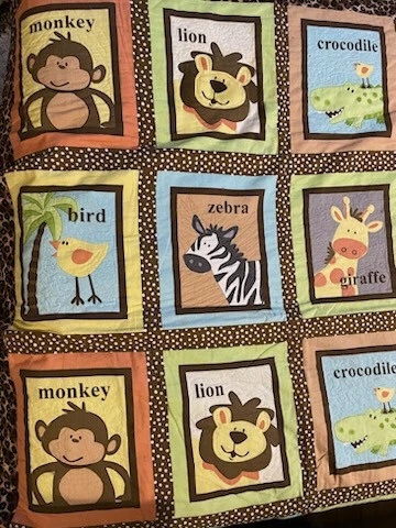 Edredón para bebé con animales