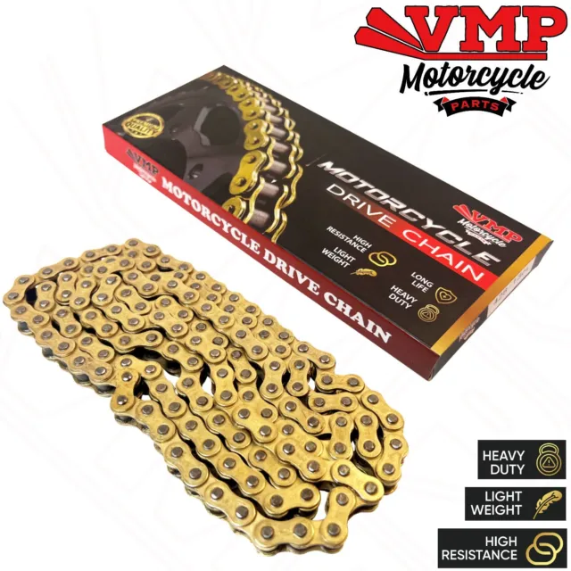 VMP DRIVE CHAIN Heavy Duty Gold 520 x 110L for Lexmoto LXR 125 SY12510