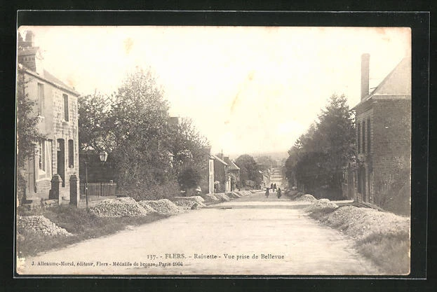 CPA Flers, Rainette-View taken from Bellevue 1904