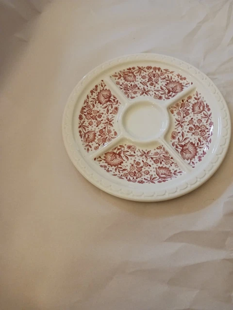 Kansas City Southern RR Roxbury Pattern Divided Plate