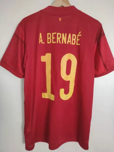 Maglia Shirt Match Worn Bernabé Spagna 🇪🇸 Under 21 Camiseta Trikot Maillot